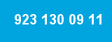 923 130 09 11
